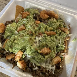 Steak n Shrimp Nachos