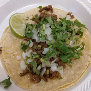 Asada taco