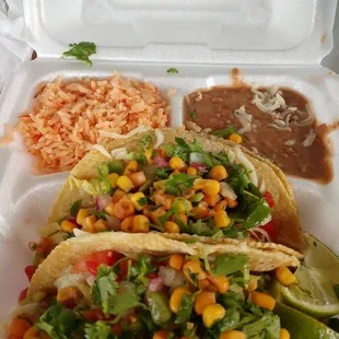 Tacos con pollo