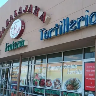 the front of a restaurant