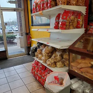 the inside of a store