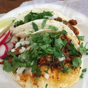 Tacos al pastor  are the Bomb