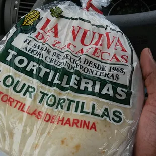 Fresh tortillas