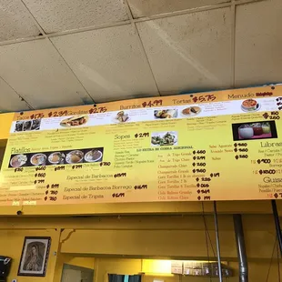 El menu