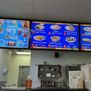 Extensive menu