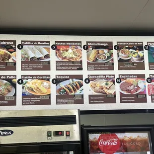 Food Menu / Updated prices