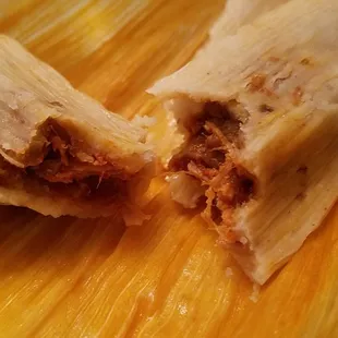 Pork tamales! Delicious.