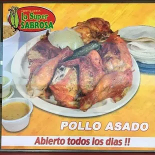 Rico pollo a la parrilla