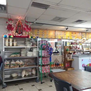 the interior of a restaurant