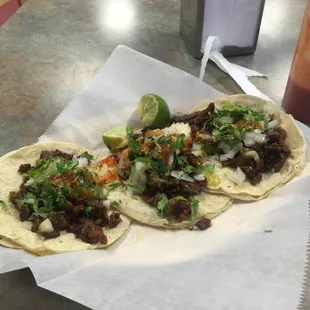 Beef tacos which looks really good