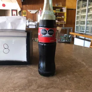 a bottle of coca cola