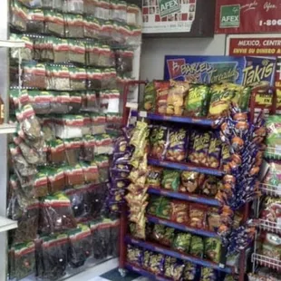 the inside of a store