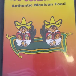 a sign for a mexican food restaurant
