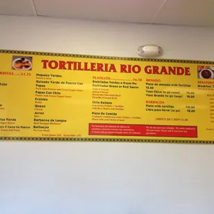 Menu Board