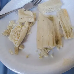 "Cheese" on the left, chicken on right. Both dissappointing