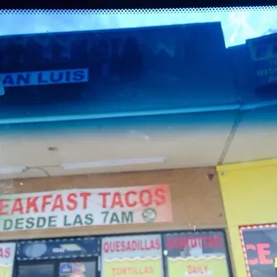 breakfast tacos and desserts