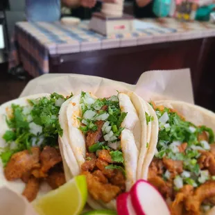 Al Pastor Tacos x 3