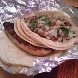 Tilapia Taco w/ Old Bay Butter Sauce