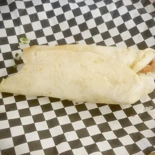 a tortilla wrapped in a tortilla wrap