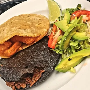 Organic tortillas made from real corn. Fresh food every day, the most authentic Mexican plates and they are delicious!