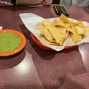 Free chips and salsa