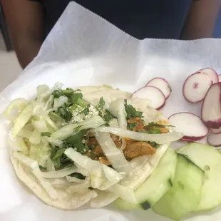 Chicken taco