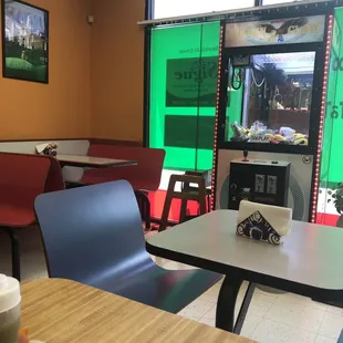 the interior of a restaurant