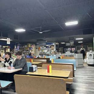 Restaurant dining area.