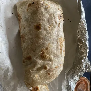 Chicken burrito