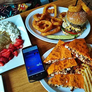 Wow just opened old White Castle Double Mushroom Burger, Chicken Quesadilla n Crepe