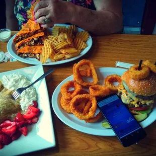 Wow just opened old White Castle Double Mushroom Burger, Chicken Quesadilla n Crepe