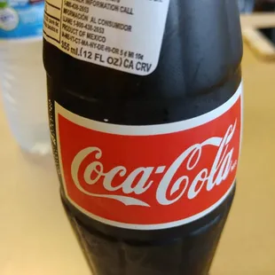 Coke in a bottle