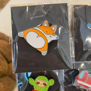 They also sell cute pins :)