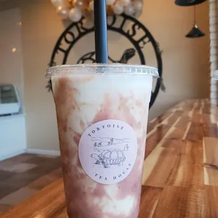 Mashed Taro Jasmine Tea