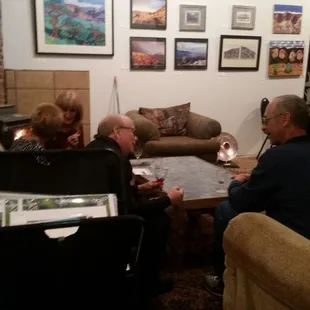 Gathering time at the gallery