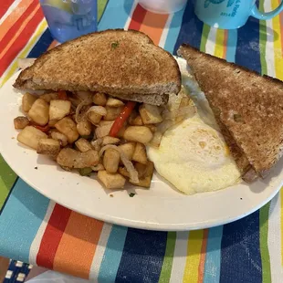 Omelette and Egg Breakfast
