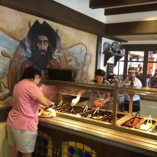 Topping bar