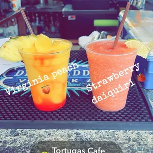Two signature cocktails