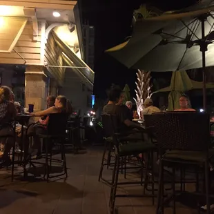 Outside seating area