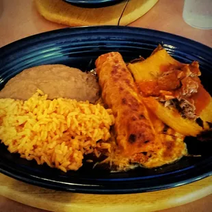 Tamale and Enchilada