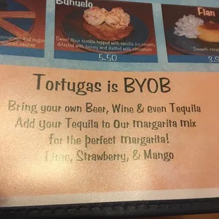 Menu says BYOB website says they have alcohol