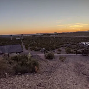 Sunset view of Las Cruces.