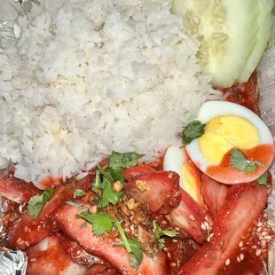 BBQ Pork over rice   @hybrideater
