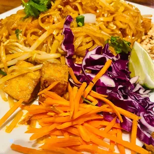Pad Thai w/crispy Fried Tofu