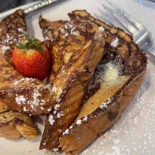 Delicious half order of French toast