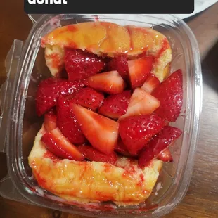 Strawberry stuffed