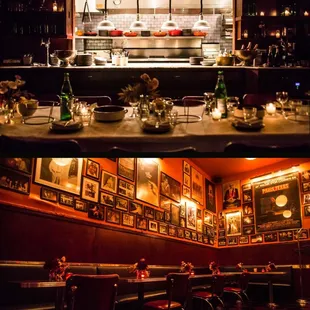 the interior of the restaurant