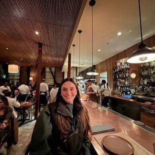 interior, sushi and sashimi