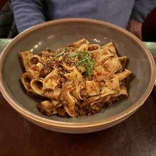 Paparadelle Bolognese
