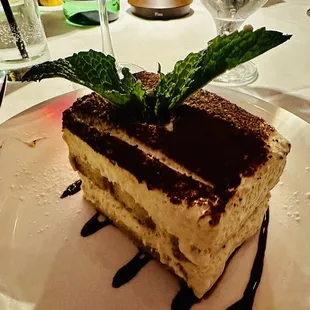 Pretty good tiramisu.